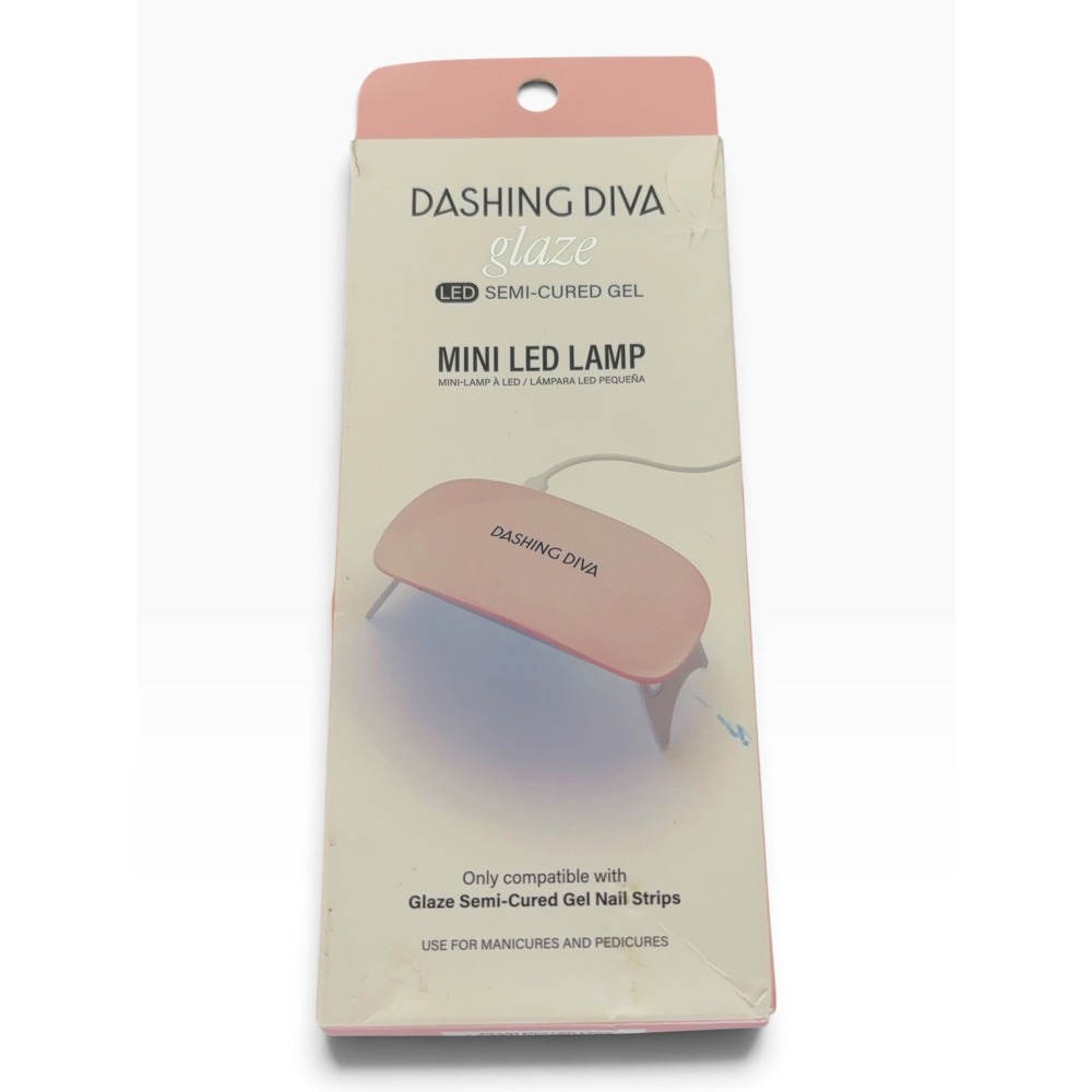 Dashing Diva Glaze Mini LED Lamp Pink Portable USB Curing Light- NEW